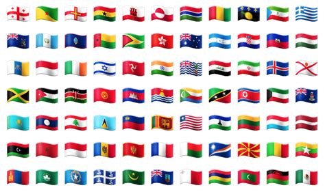 all flag emojis.